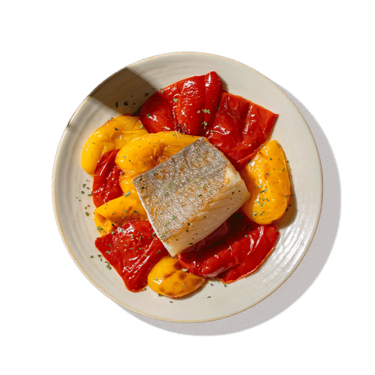 Plato con Pimientos asados de Verleal